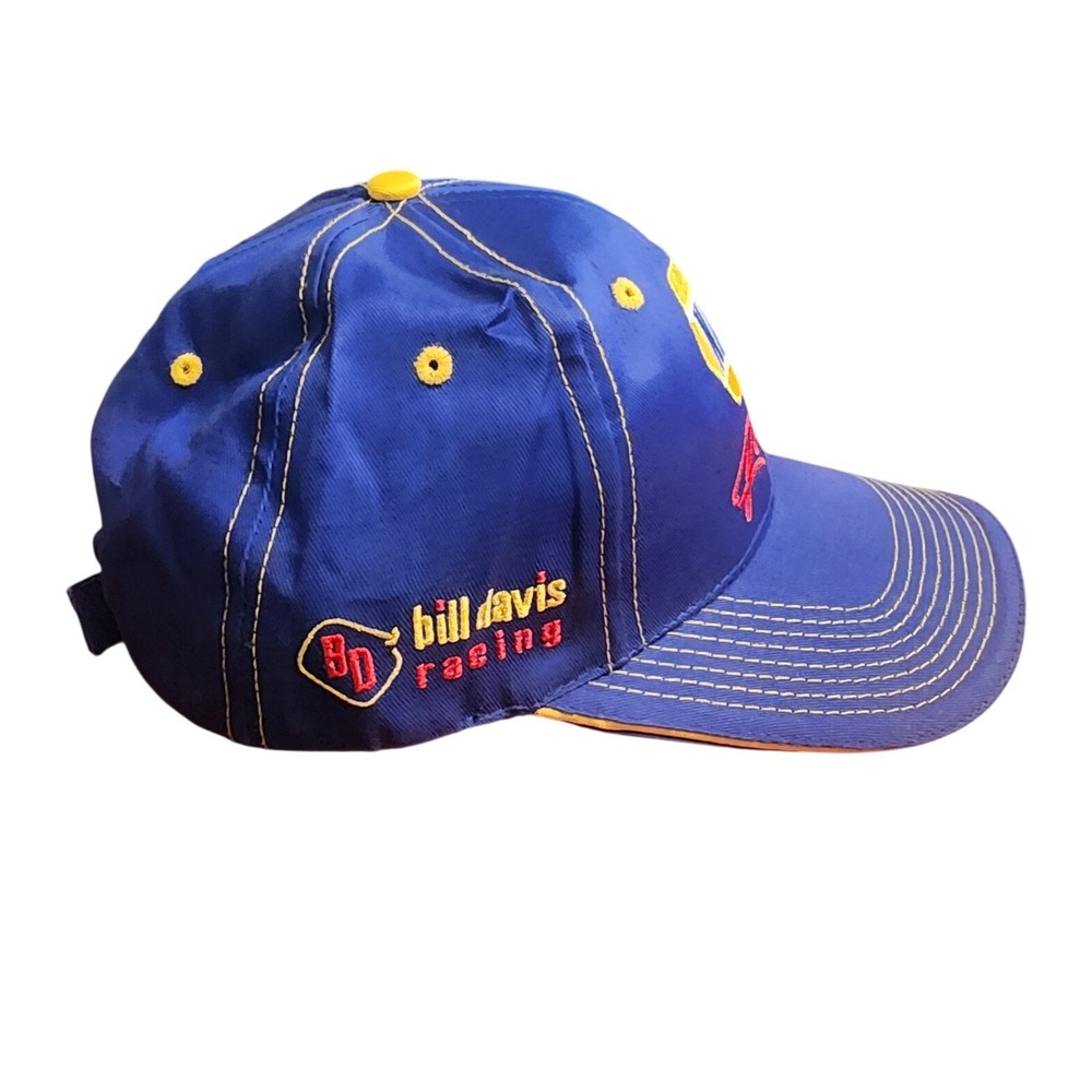 Vintage NAPA Racing Michael Waltrip Bill Davis Racing Hat Blue Adjustable Cap